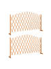Outsunny Scherengitter in Braun 180L x 30B x 103H cm