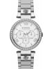 Versace Quarzuhr für Damen in silber