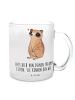 Mr. & Mrs. Panda Becher Plumplori Glücklich mit Spruch in Transparent