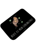 Mr. & Mrs. Panda Duschmatte Otter Seerose mit Spruch in Schwarz