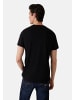 Guess T-Shirt 'Embossed Logo' in schwarz
