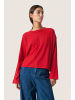 Soaked in Luxury Strickpullover SLSpina Baggy fit in Salsa
