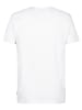 Petrol Industries Bedrucktes Jersey T-Shirt Estrella in Weiß