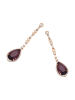 faina Women Earrings in Rose Gold Purple