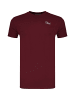 SikSilk T-Shirt in burgundy