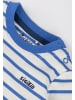 Sigikid T-Shirt Tiger & Löwe in Weiß-Blau gestreift
