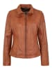 7eleven Lederjacke Lederjacke "TAMMY 7E" in BROWN