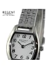 Regent Armbanduhr Regent Metallarmband silber extra groß (ca. 22x30mm)