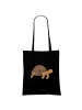 Mr. & Mrs. Panda Tote Bag Schildkröte MHerzieren ohne Spruch in Schwarz