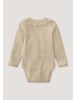 Hessnatur Hessnatur Langarmbody Pointelle aus reiner Bio-Merinowolle in sand