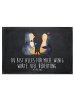 Mr. & Mrs. Panda fußmatte Pinguin Pärchen mit Spruch in Kreidetafel