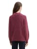 Tom Tailor Pullover in blackberry rib structure