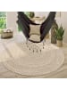 KADIMA DESIGN Baumwollteppich Boho wendbar in Beige