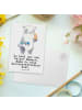 Mr. & Mrs. Panda Postkarte Berufskraftfahrer Herz mit Spruch in Weiß