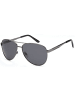 styleBREAKER Piloten Sonnenbrille in Anthrazit / Grau