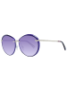 Web Frauen Sonnenbrille Rund Blau