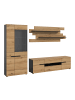 ebuy24 Regalsystem Canu (3-teilig) Eiche 280 x 44 cm