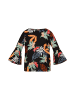 Albee Women Blusenshirt in Schwarz Mehrfarbig