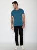 GreenBomb T-Shirt Basic in Blauer Stein