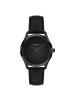 LIEBESKIND BERLIN Armbanduhr Round Staple Leather in schwarz