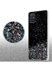 cadorabo Hülle für Samsung Galaxy A51 4G / M40s Glitter in Schwarz mit Glitter