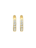 Elli DIAMONDS  Ohrringe 375 Gelbgold in Weiß
