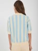 Norr Pullover Varsity in Light blue stripe