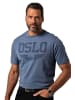JP1880 Kurzarm T-Shirt in graublau
