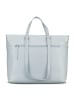 Jost Arva Schultertasche Leder 36 cm in misty blue
