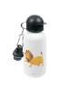 Mr. & Mrs. Panda Trinkflasche Sternzeichen Löwe ohne Spruch in Weiß