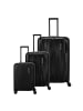 travelite Barbara Novelty 4 Rollen Kofferset 3-teilig mit Dehnfalte black