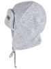 Sterntaler Fliegermütze Fleece in silber mel.