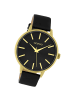 Oozoo Analog-Armbanduhr Oozoo Timepieces schwarz groß (ca. 42mm)