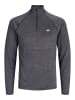 Jack & Jones Sweat-Oberteil in Black Melange