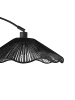 Beliani Stehleuchte MIGORI in Schwarz - (W) 70 x (H) 160 x (L) 40 cm