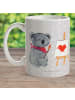 Mr. & Mrs. Panda Camping Tasse Koala Künstler ohne Spruch in Grau Pastell