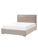 Beliani 2-tlg Doppelbett ROUEN in Beige