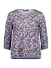 Betty Barclay Casual-Shirt mit Gummizug in Blau/Braun
