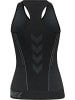 Hummel T-Shirt Hmlte Christel Damen in BLACK/ASPHALT MELANGE