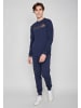 GreenBomb Sweatshirt Bike Sunset Stripes in Marineblau