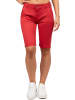 Cipo & Baxx Cipo & Baxx Damen Straight Fit Capri Hose Mid Waist WK186 Pink W25/