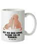 Mr. & Mrs. Panda Haferl Hunde Liebe mit Spruch in Weiß