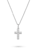 s.Oliver Kette Sparkle Cross in silber
