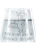 Mr. & Mrs. Panda Trinkglas Waage Astrologie mit Spruch in Transparent