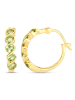 Rafaela Donata Ohrringe Sterling Silber Peridot in gelbgold