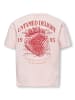 KIDS ONLY T-Shirt Kurzarm mit Rückenprint Kogsara in barely pink
