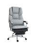 HOMCOM Bürostuhl in Grau 63L x 71B x 129H cm