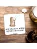 Mr. & Mrs. Panda Bierdeckel Bär Seifenblasen mit Spruch in Weiß