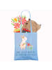 Mr. & Mrs. Panda Shopping Tasche Gärtner Dankeschön mit Spruch in Sky Blue