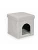 relaxdays Katzenhöhle in Beige - (B)37 x (H)38,5 x (T)37 cm